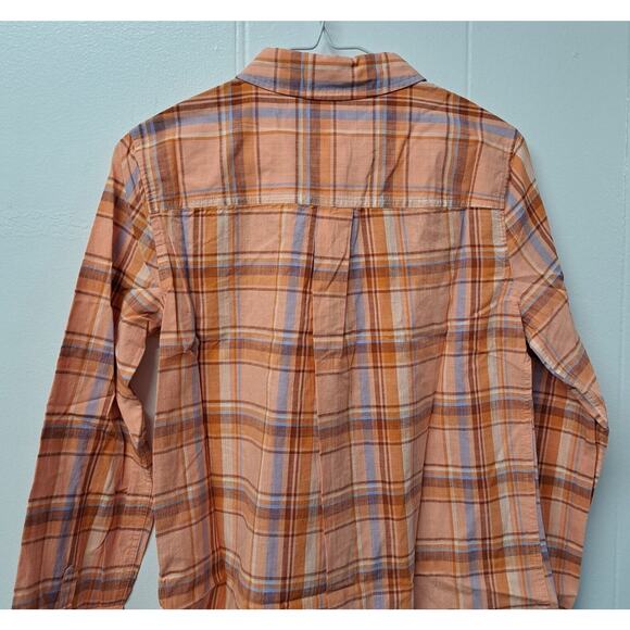 Goodthreads Women's Washed Cotton Boyfriend Shirt , Plaid Long Sleeves XS - Picture 12 of 12